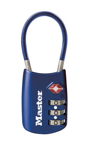 Travel Master Lock 4688DBLU TSA 1-3/16in (30mm)