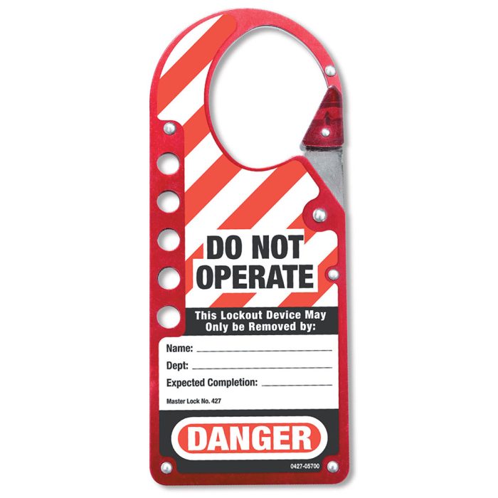 Master Lock 427RED Steel Lockout Hasp 6 Lubang – Pengunci Safety LOTO master lock 427red