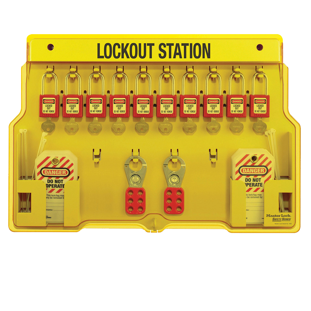 Stasiun Lockout Tagout Master Lock 1483BP410