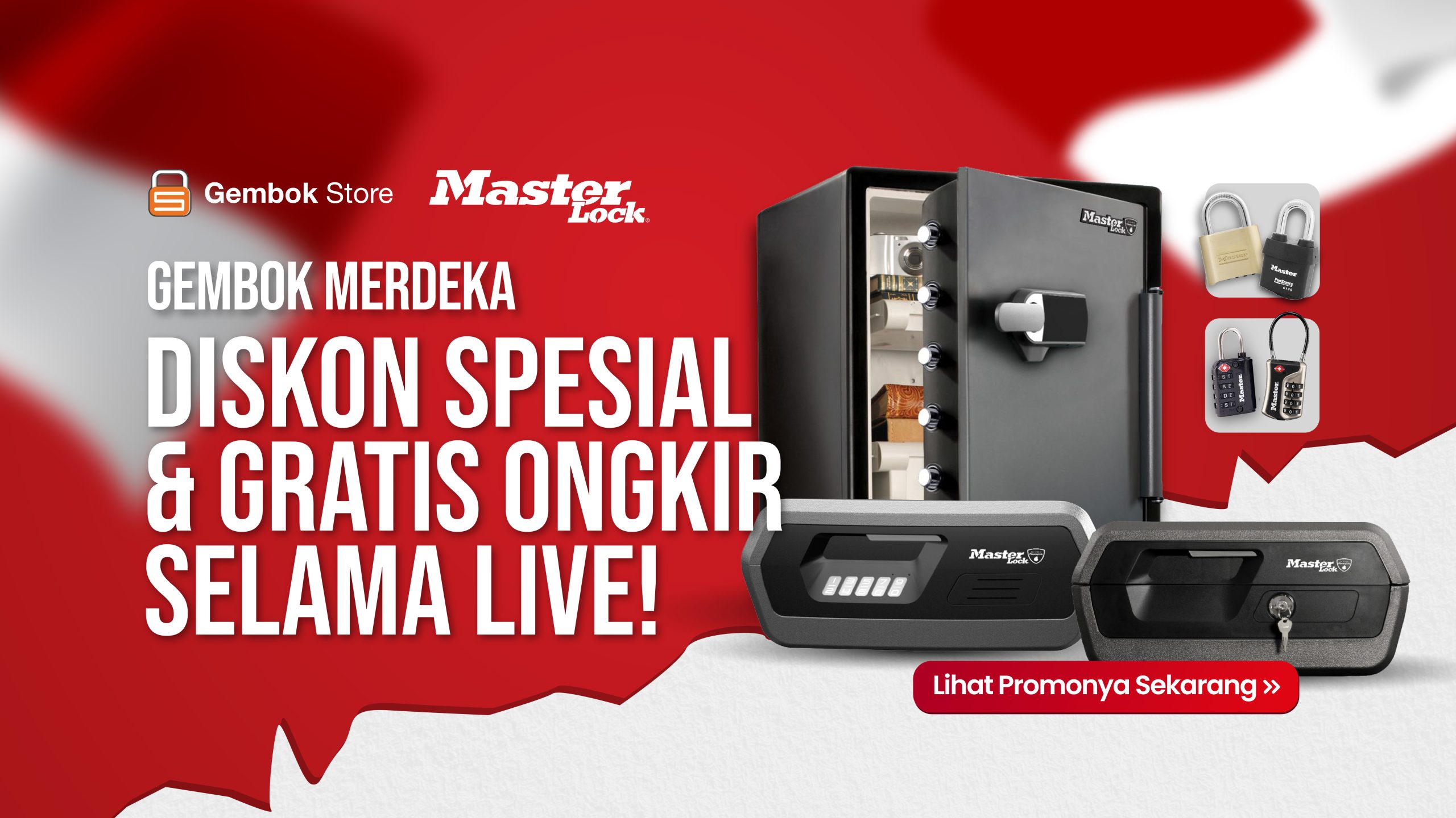 88 MERDEKA SALE Gembokstore Master lock