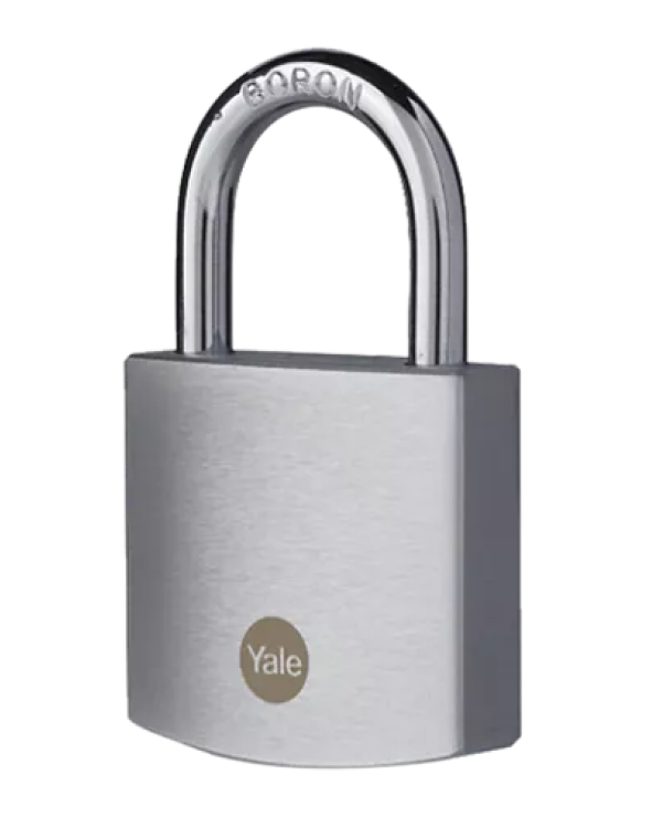 Gembok Yale Y120 60mm Boron Shackle tahan potong dan karat untuk area outdoor