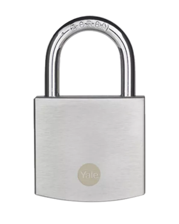 Gembok Yale Y120 60mm Boron Shackle Silver Series Outdoor – Original Yale Indonesia Gembok Yale Y120 60mm Boron Shackle tahan potong dan karat untuk area outdoor
