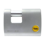 Gembok Yale Y124 60mm shutter lock tahan potong dan cuaca untuk pagar dan truk