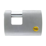 Gembok Yale Y124 60mm shutter lock tahan potong dan cuaca untuk pagar dan truk
