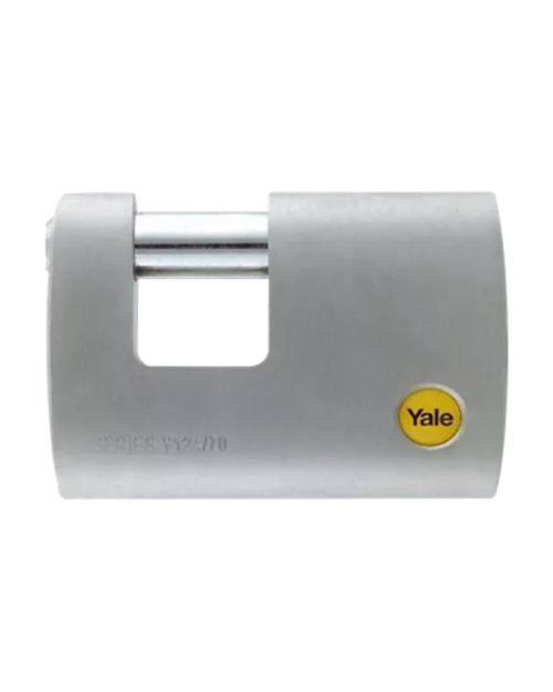 Gembok Yale Y124 60mm shutter lock tahan potong dan cuaca untuk pagar dan truk