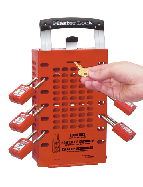 Kotak Group Lockout Master Lock 503RED