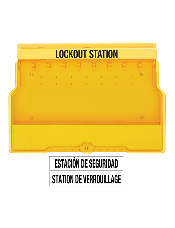 Master Lock S1900VE410PRE Group Lockout Station – Complete LOTO System | GembokStore Indonesia Stasiun Lockout Tagout Master Lock S1900VE410PRE lengkap dengan perangkat LOTO industri